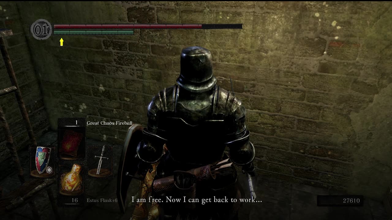 Dark Souls Remastered | Knight Lautrec of Carim first encounter full dialogue