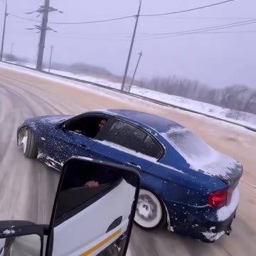 Drifting in the snow - When you see it