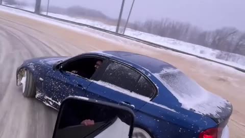 Drifting in the snow - When you see it