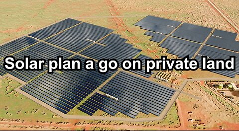 Solar plan a go on private land