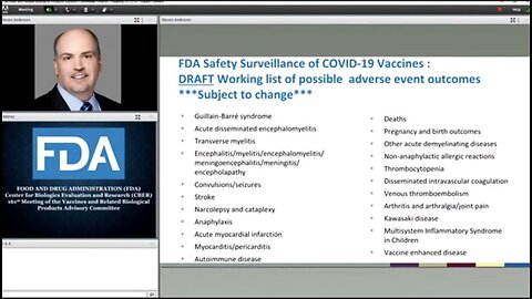 FDA Covid 19 Side Effects 🤬