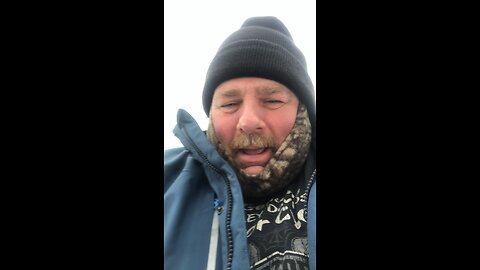 Peed on by a dog while Ice Fishing