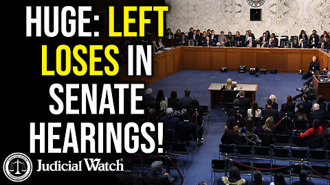 HUGE: Left LOSES in Senate Hearings!