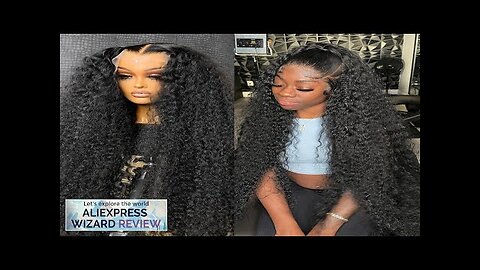 40Inch Deep Wave Frontal Wig Transparent 13x4 13x6 HD Lace Frontal Human Review