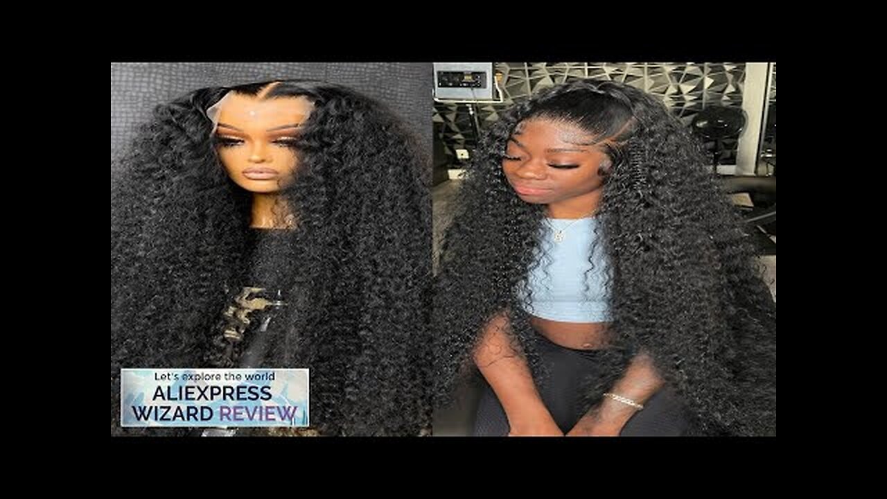 40Inch Deep Wave Frontal Wig Transparent 13x4 13x6 HD Lace Frontal Human Review