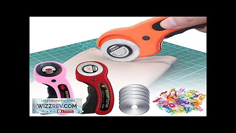 45mm Rotary Cutter Set Leather Craft Cutting Tool with Ergonomic Handle Review