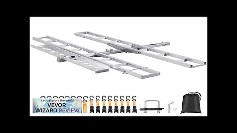 VEVOR Motorcycle Carrier Scooter Dirt Bike Hitch Mount 600LBS Rack Ramp Hauler Review