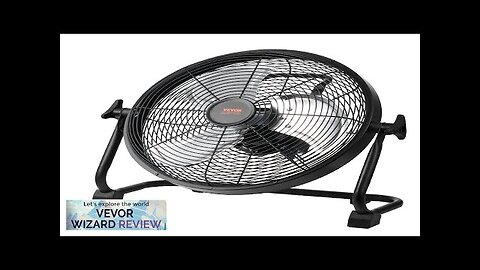 VEVOR Cordless Fan 12 in Portable Quiet Personal Fan for Home or Review