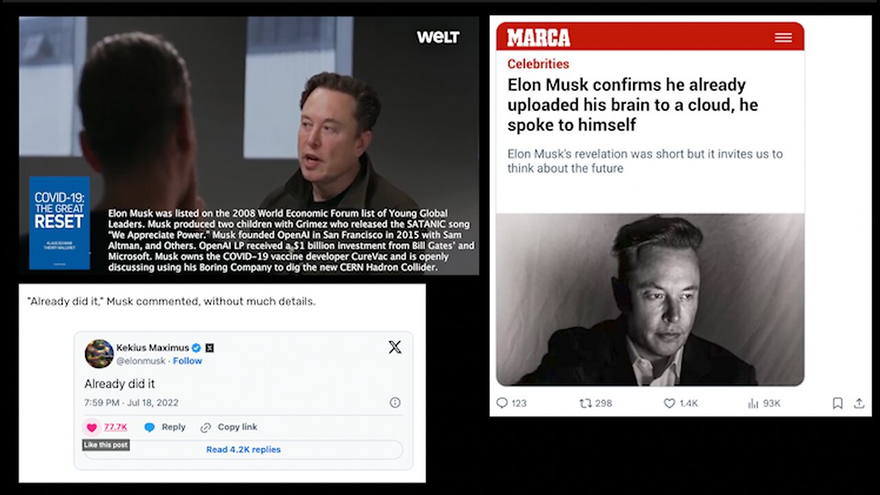 "I Already Did It." - Elon Musk (7/18/2022) | Did Elon Confirm He Already Uploaded His Brain to a Cloud? "We Could Effectively Merge With Artificial Intelligence." + "Sufficiently Advanced Neuralink Would Be Able to Save State.&qu