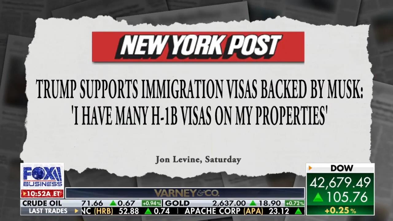 NY Post reporter reveals his conversation with Trump about H1-B visas