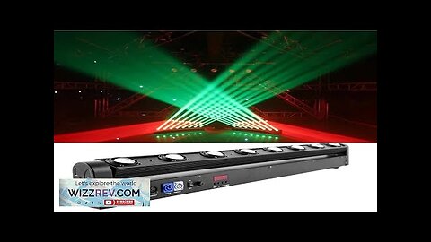 8x10w RGBW Led Beam Bar DMX Moving Head Light Stage Effect Disco Review