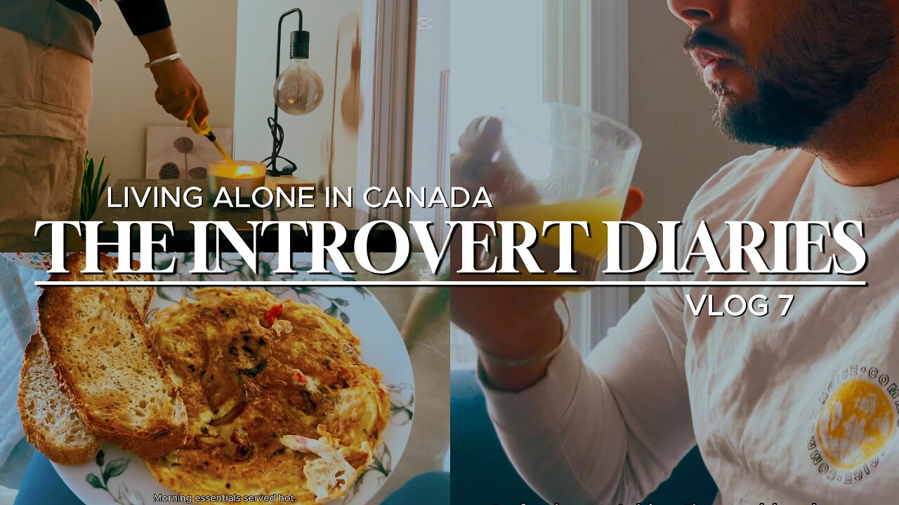 INTROVERT Diaries | Day off from Work | Self-care, Morning and Night Routine, Living Alone in Canada