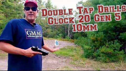 Double Tap Drills with the Glock 20 Gen 5 10mm