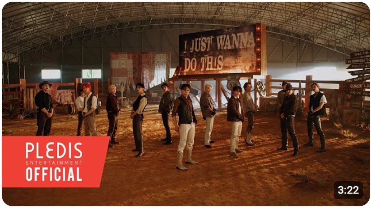 Seventeen k pop music korea
