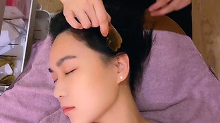 ASMR 중국 야오족 머리 청소
