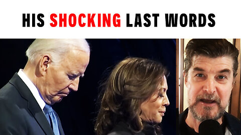 Tragic News For Joe Biden - His TERRIFYING Final Address