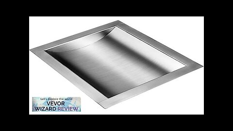 VEVOR 304 Stainless Steel Drop-in Deal Tray 12\" Deep x 10\" Wide Review