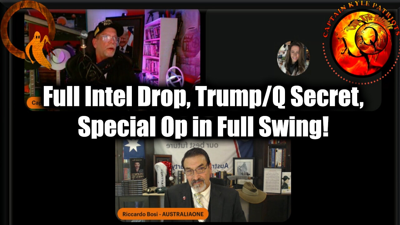 LTC Riccardo Bosi & Capt Kyle Jan 11 - Full Intel Drop, Trump/Q Secret, Special Op in Full Swing!