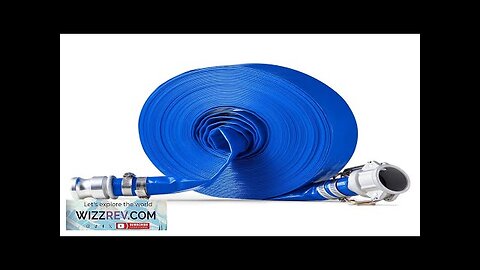 VEVOR Backwash Hose 1.5 in x 100 ft Blue High Quality Hose Review