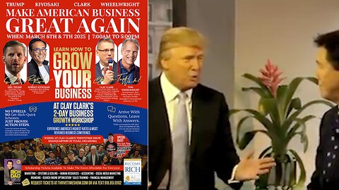 Donald J. Trump & Robert Kiyosaki | Most People Don't Wake Up w/ a Burning Desire You Pay You!!! How to Market Your Business & How to Fight Through Perpetual Adversity + Join Eric Trump & Kiyosaki At March 6-7 Workshop