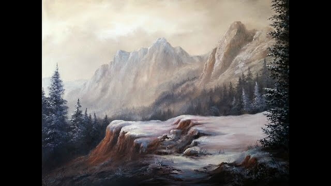 Paint with Kevin Hill - Soft Mountain Range