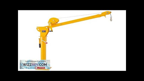 VEVOR Pickup Truck Crane Hoist Crane 1100 lbs with Manual Winch 360° Review