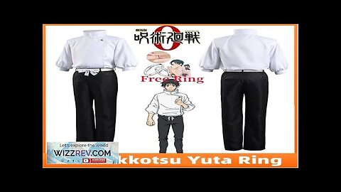 Anime Jujutsu Kaisen Yuta Okkotsu Cosplay Costume Men Women Halloween Party Uniforms Review