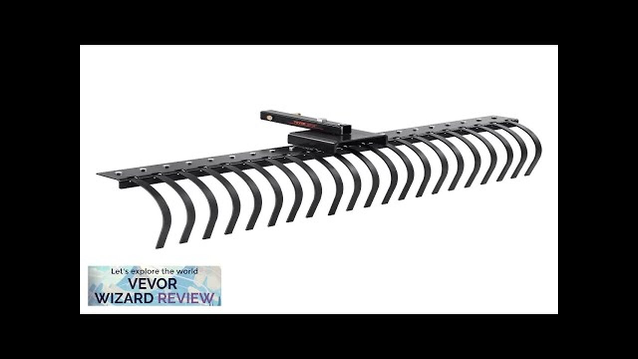 VEVOR Tow Behind Landscape Rake 60" Tow Dethatcher with 21 Steel Coil Review