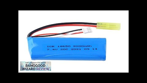 18650 7.4V 2000MAH 20C Lipo Battery XT30/XT60/T/EL-2P/SM3P/SM4P/SM/JST Plug For RC Boats Car Review