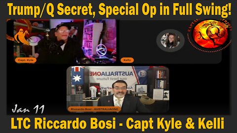 Update News - Jan 11,2025 - LTC Riccardo Bosi - Capt Kyle & Kelli - Trump/Q Secret, Special Op in Full Swing!