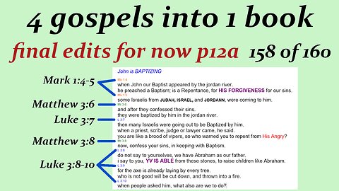 090q 4 gospels into 1 book 12a final edits 4 gospels into 1 book [Jesus] [bible]