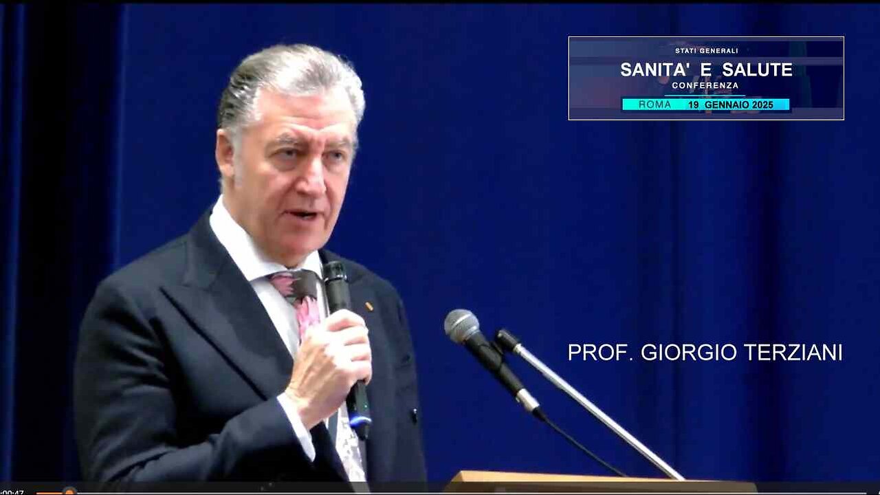 Conferenza Sanità e Salute: intervento del prof. Giorgio Terziani