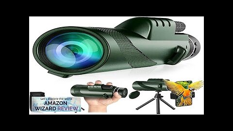 80x100 Monocular-Telescope High Powered Monocular for Adults Monocular for Smartphone Review