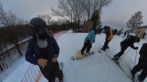 Skiing with the boys Cascade