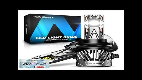 Novsight A500-N95 2PCS 130W 30000LM LED Headlight Bulbs 6500K Bright White Car Review