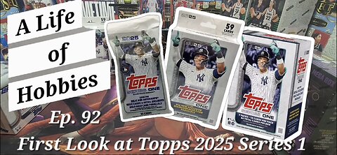 First Look 👀 Topps ⚾️ 2025 Series 1, Rookie Patch Pull! Fatpack, Blaster & Hanger Review