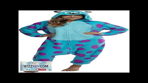 Disney Monsters Inc. Adult Sulley Kigurumi Sherpa Fleece Cosplay Costume One Piece Review