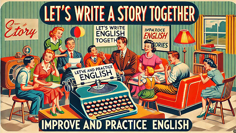 Creative Writing for English Learners" Let's write a story together LIVE!