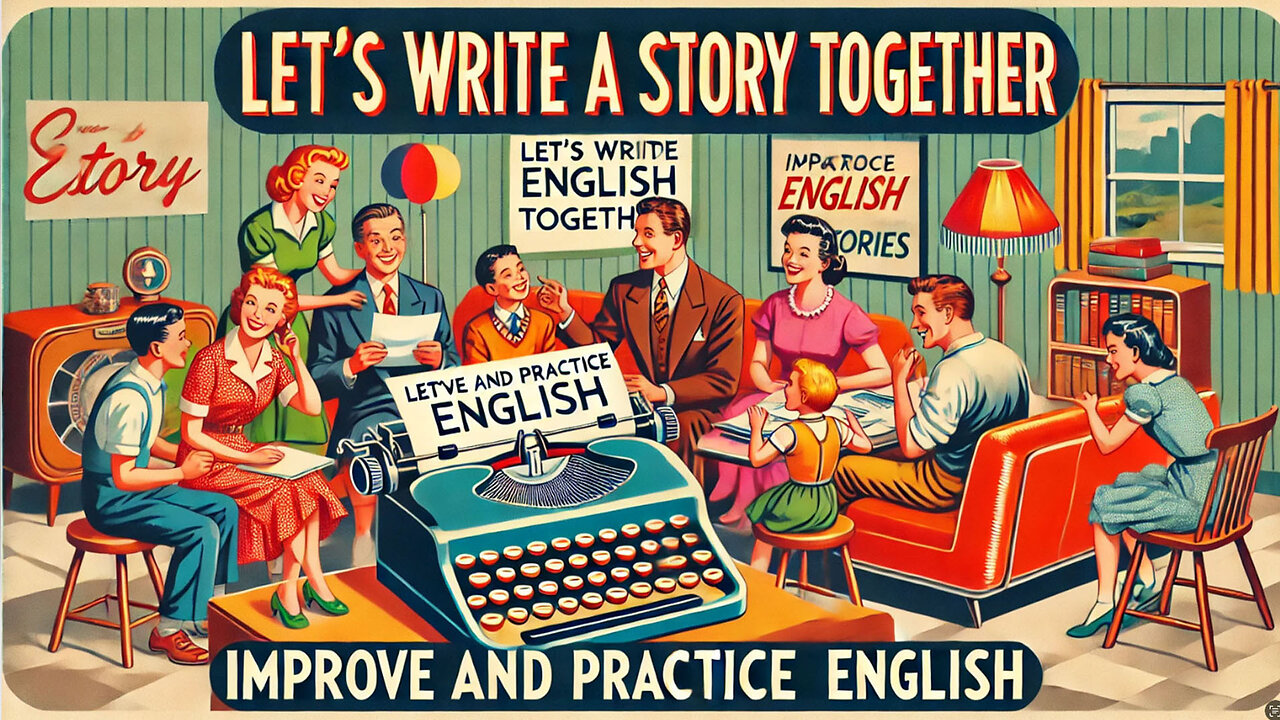 Creative Writing for English Learners" Let's write a story together LIVE!