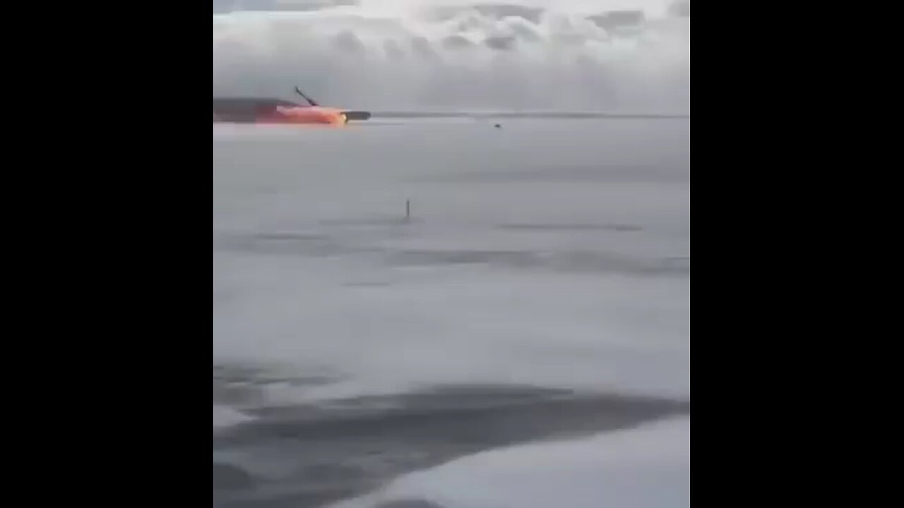 Video capturing the moment a Delta Air Lines plane crashed in Toronto with passengers surviving