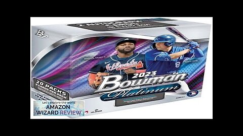 2023 Bowman Platinum Baseball Monster Box (2 Autographs Per Box) Review