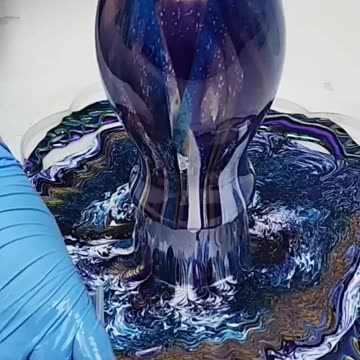 #resin vase and bowl set #mixedmediagirl