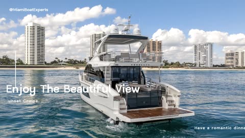 60' Absolute - Yacht Rental in Palm Beach, Florida.🛥️🏝️🌊🥳