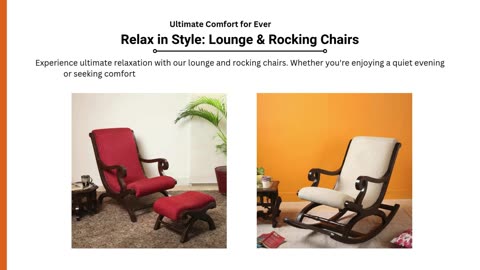 Stylish Seating & Chairs for Every Space