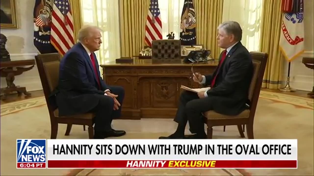 Sean Hannity Interviews President Donald Trump