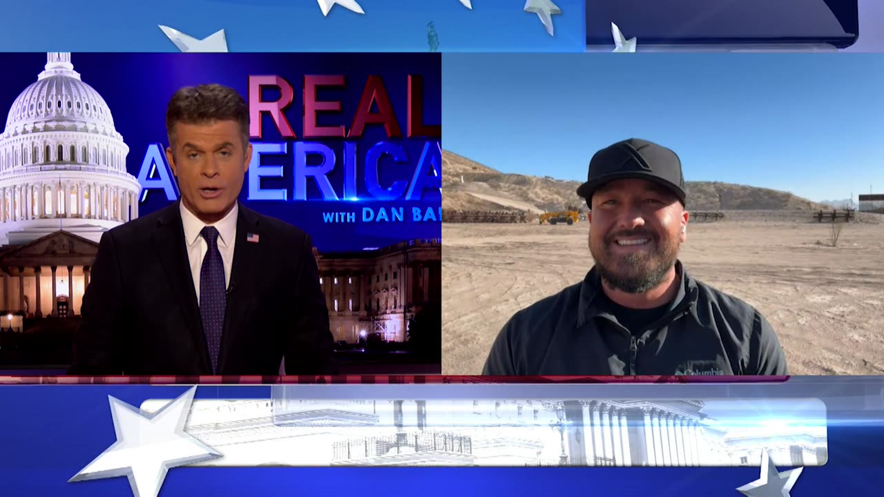 REAL AMERICA -- Dan Ball W/ Anthony Aguero, Border Wall Construction Resumes, 1/27/25