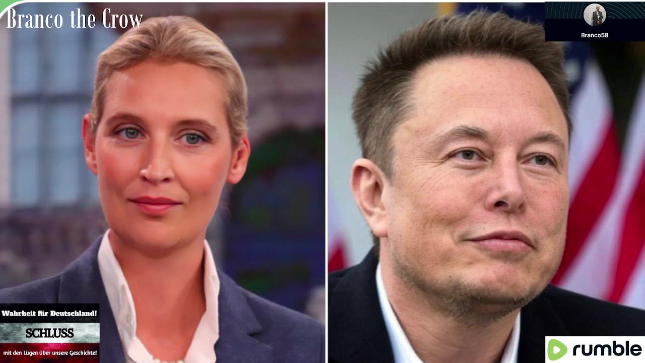 Livestream: Weidel und Musk bei uns auf Deutsch!