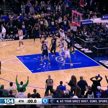 NBA - And Jaren Jackson Jr. seals it on the other end with the block!!!