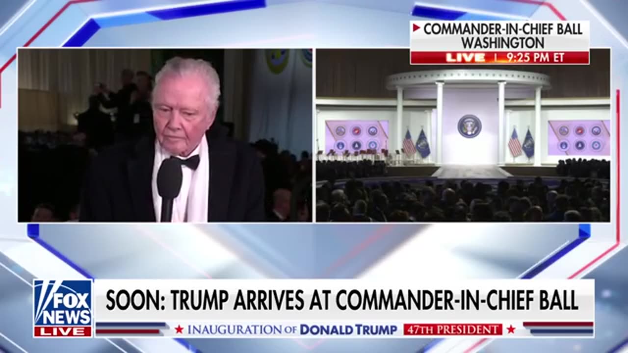 ‘MAGNIFICENT' MOMENT_ Jon Voight celebrates Trump’s inauguration