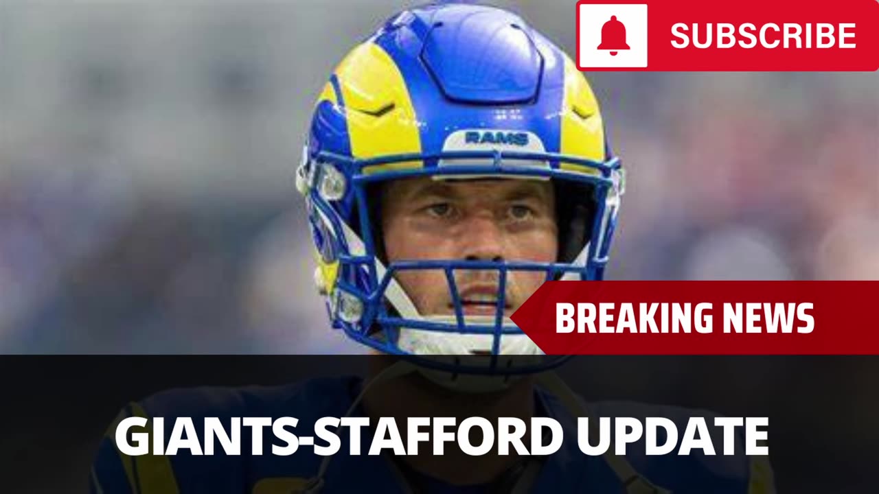 Giants-Matt Stafford Update